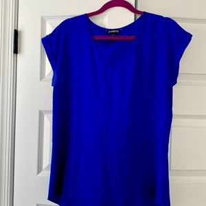Express brand, royal blue blouse